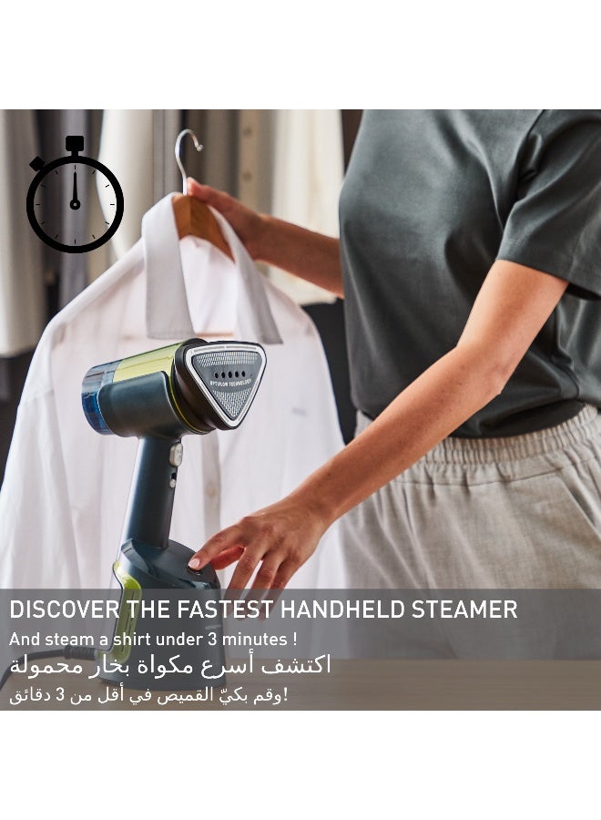 Tefal Aerosteam Handheld Garment Steamer 100Ml 1400W Dt9810G0 - Blue