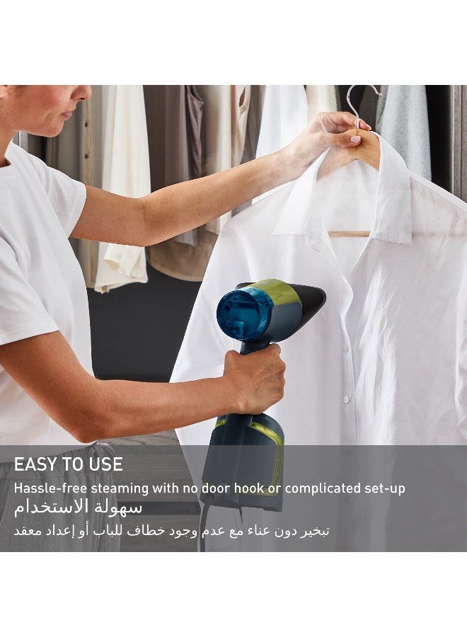 Tefal Aerosteam Handheld Garment Steamer 100Ml 1400W Dt9810G0 - Blue