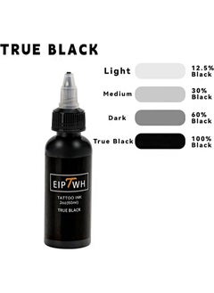 EIPTWH Tattoo Ink Black，2 Oz 60ml True Black Tattoo Inks，Lining Black Tattoo Pigment for Tattoo Artist Tattoo Supplies  - Image 2