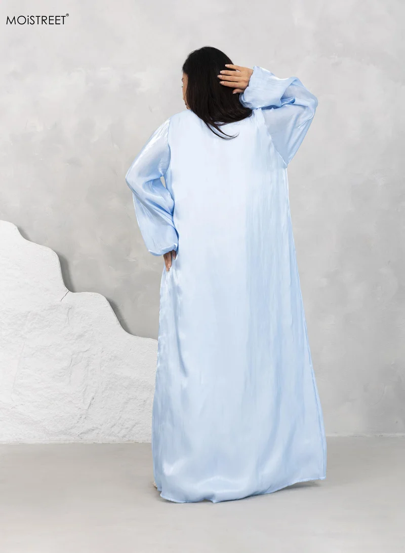 Moistreet MOiSTREET Rotana Shimmer abaya Set