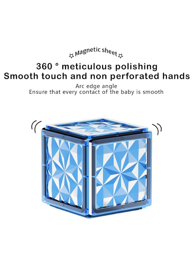 General 4D drill surface ice and snow magnetic sheet strong magnetic building blocks early childhood education educational color window magnetic toy building blocks  - Image 2