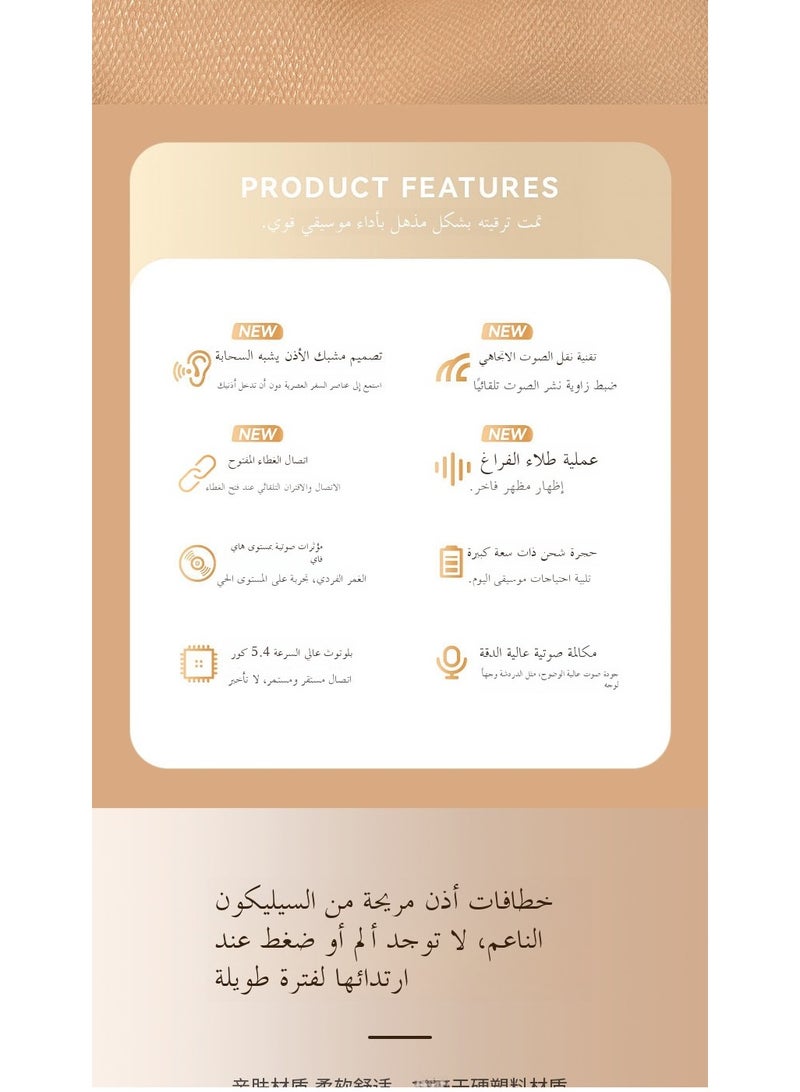 Smart Ear-Hook Translator Earbuds: 100+ Languages, Bluetooth 5.4, 99% Accuracy, 12-Hour Battery, 360° Hi-Fi Sound, IPX5 Waterproof  - Image 3