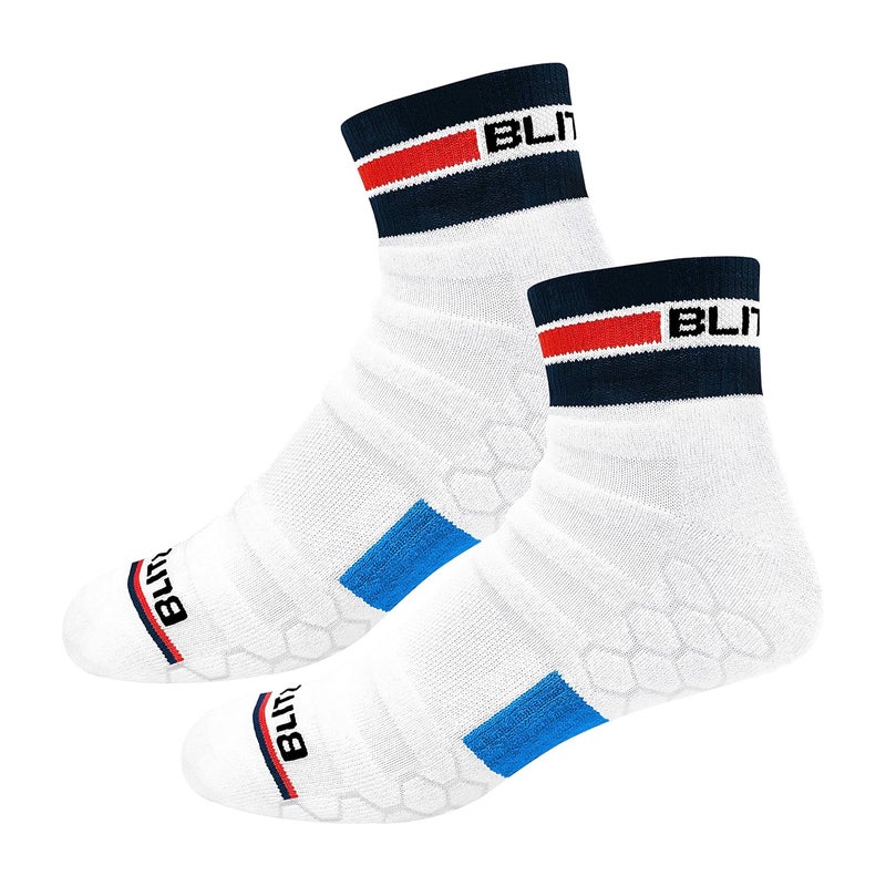 BLITZSOX Hi-Tech Performance Sports Socks for Men (Badminton, Running, Gym & Indoor Training), Pack of 3 - Image 3