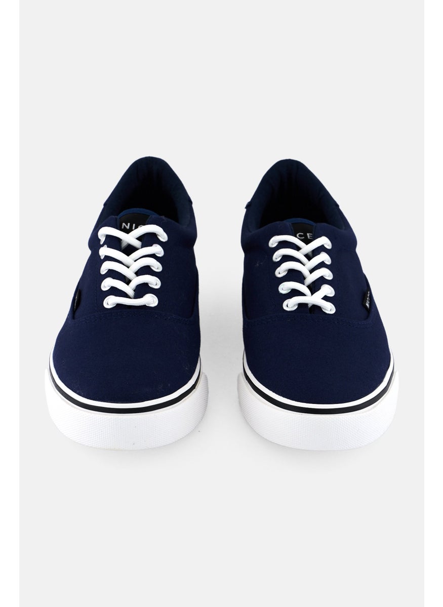 Nicce - Men Rabilo Lace Up Training Shoes, Navy - Image 1