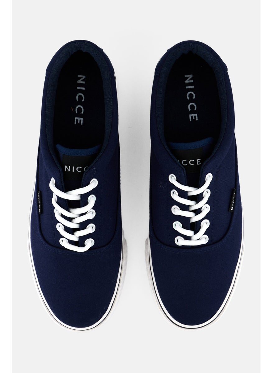 Nicce - Men Rabilo Lace Up Training Shoes, Navy - Image 1