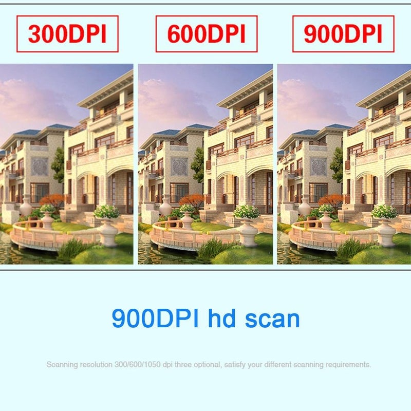 Microware 900Dpi Jpg and Pdf Format A4 Size Book Scanner Iscan Handheld Document Scanner - Image 5