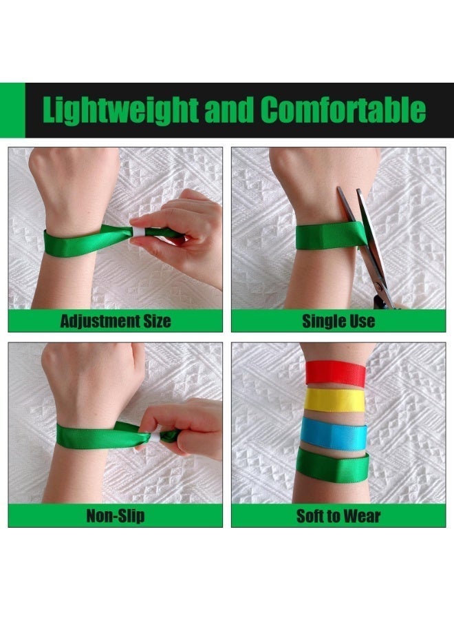 Bukela Cloth Event Wristbands, Event Wristbands Colored Wrist Bands for Events for Lightweight Concert Wrist Strap for Activities Party Bracelets for Events (100 Pcs) - Image 4