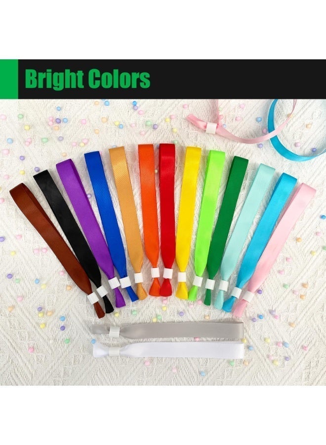Bukela Cloth Event Wristbands, Event Wristbands Colored Wrist Bands for Events for Lightweight Concert Wrist Strap for Activities Party Bracelets for Events (100 Pcs) - Image 3