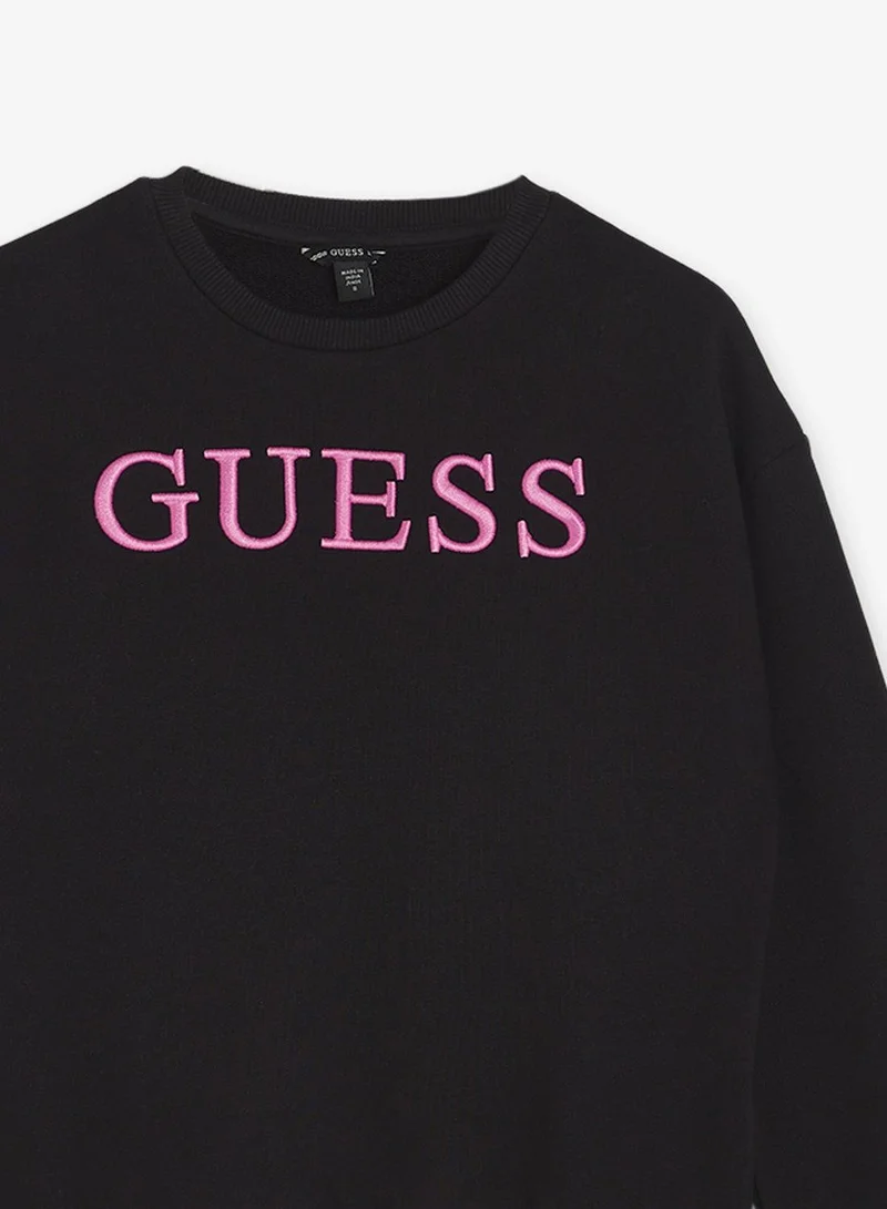GUESS  Youth Graphic Oversize Crew Neck Sweatshirt for Women | Best Price UAE