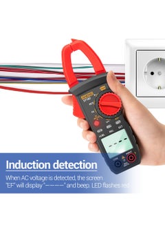 ANENG ANENG ST182 pro 4000 Counts Digital AC Current Clamp Meter 400A Automatic Range Multimeter with Backlight Voltage Meter Clamp Gauge NCV Test Clamp Ammeter Universal Meter Tester Measuring Temperature  - Image 5