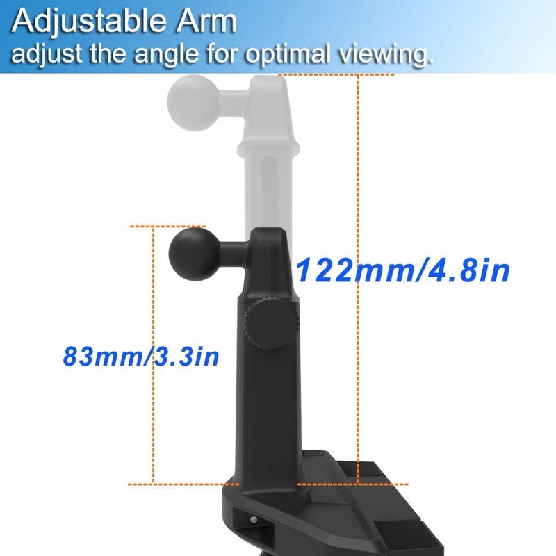 Cuxwill Car Mount CD Slot Tablet Holder for 4-13" iPad & Phone - 360° Adjustable Arm - Image 5