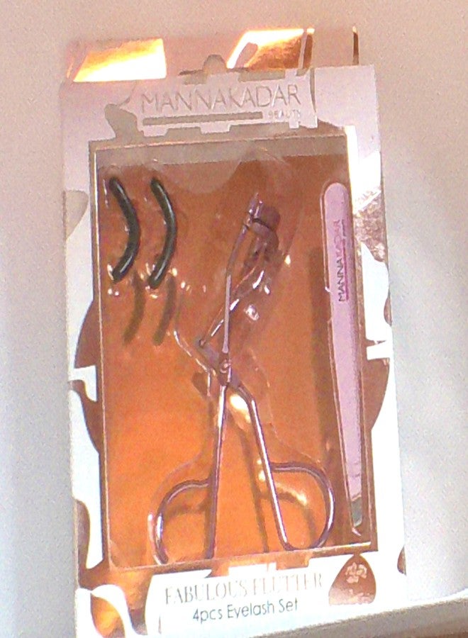 مانا كادر مجموعة رموش مانا كادار فابولوس فلاتر، 4 قطع، لون ذهبي وردي - Image 1