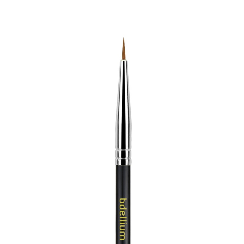 Bdellium Tools Professional Makeup Brush - Maestro Series 706 Fine Point Eyeliner - With Soft Synthetic Fibers, For Lining the Eyes (Black, 1pc) - Image 2
