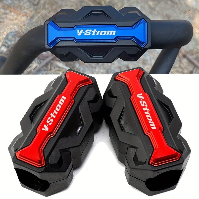 Black Crash Bar Protector For Suzuki V Strom 650 1000 DL250 Plastic Bumper Guard - Image 1