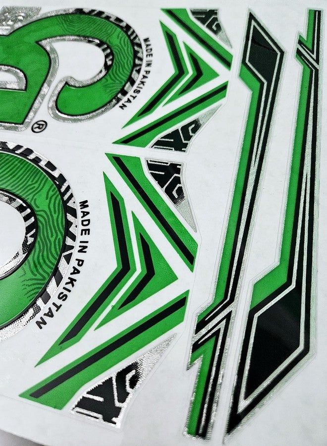 AYN Bat Sticker 3D Embossed English Willow Fiber Tape Sports Accessories Protection, CA Babar Azam Green - Image 4