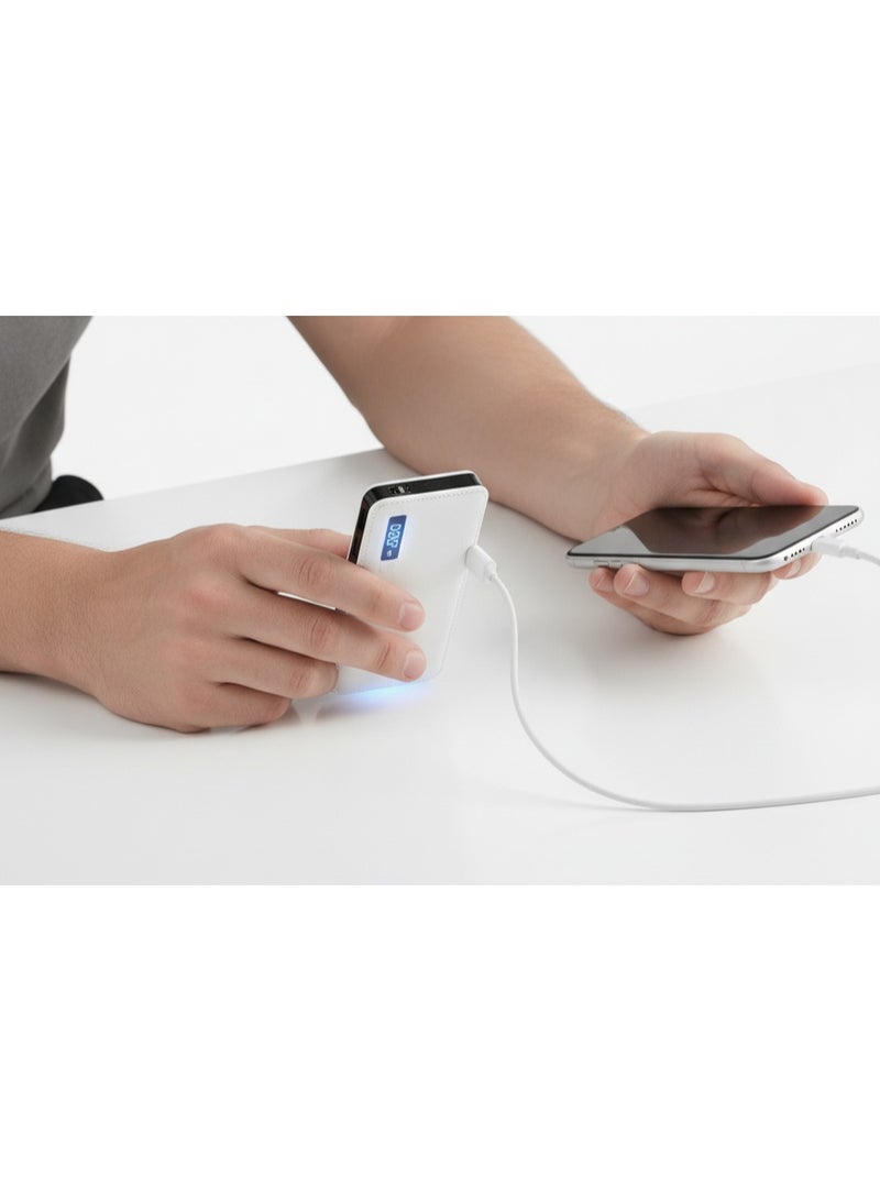 بي إس إن إل باور بانك مزود 20000 mah بـ 3 منافذ USB وكشاف يدوي, شحن سريع باور بانك محمول وبطارية خارجية لأي أجهزة - Image 5