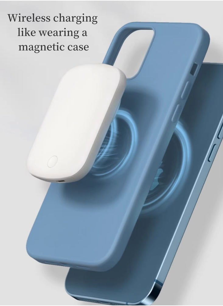 Generic - Magnetic Wireless Power Bank, Ultra-thin, Compact, Portable, PD20W Fast Charging, Super Large Capacity Suitable for Apple, Huawei, Samsung - Image 1