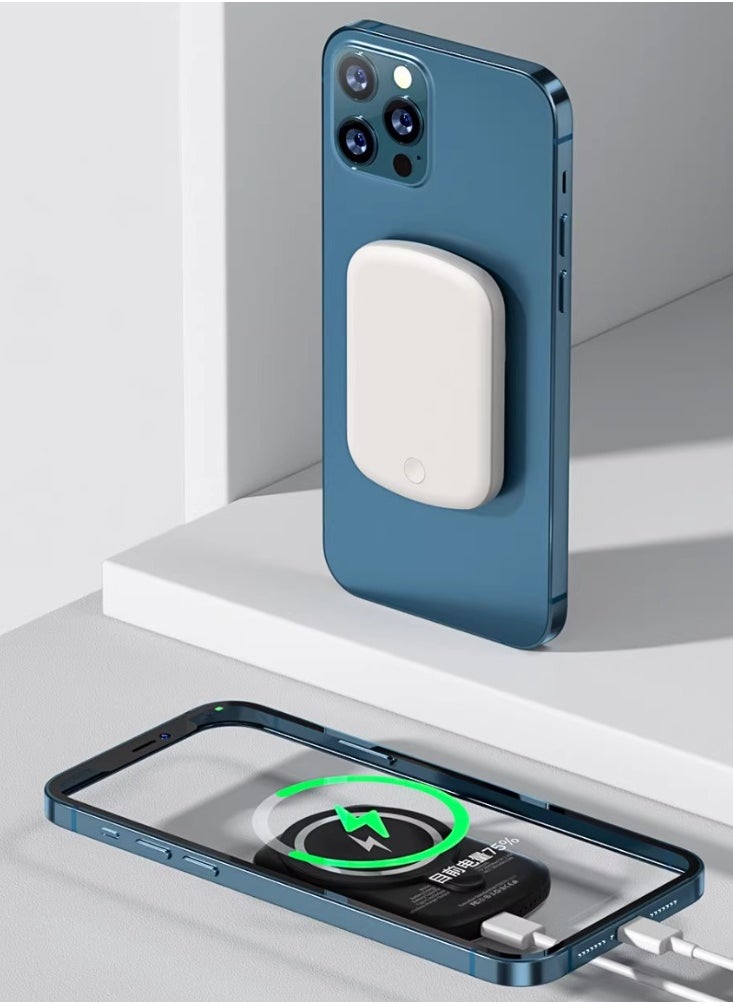 Generic - Magnetic Wireless Power Bank, Ultra-thin, Compact, Portable, PD20W Fast Charging, Super Large Capacity Suitable for Apple, Huawei, Samsung - Image 1