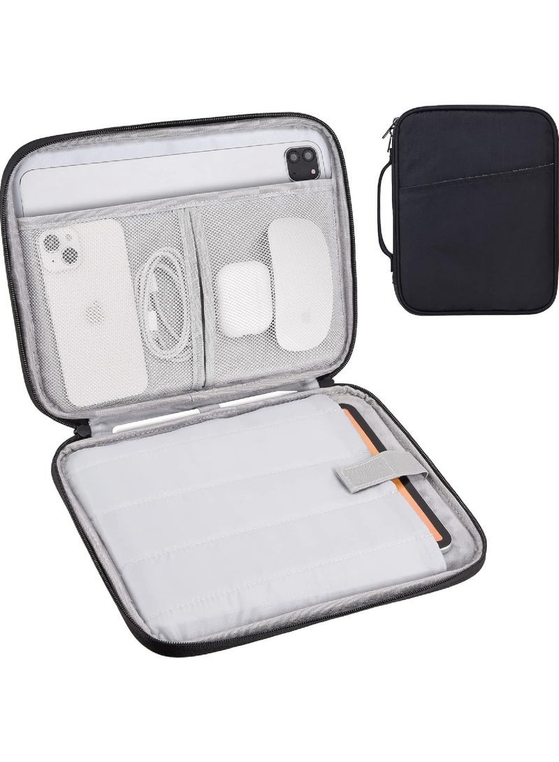 موتيم حقيبة واقية مبطنة للكمبيوتر المحمول بحجم 10-11 بوصة، حقيبة واقية مقاومة للماء لأجهزة iPad (A16) 11 بوصة 2025/iPad 10 بوصة 2022 و Air 11 بوصة M3/M2 2025/2024/10.9 بوصة/| 11 بوصة iPad Pro | 10.2 بوصة iPad | 10.9 بوصة iPad Air 5 4 | 10.5 بوصة iPad Pro | iPad Air 3 2 | 9.7 بوصة iPad | Galaxy Tab A8 10.5 و A9 Plus 11 بوصة/S9 11 بوصة/S9FE 10.9 بوصة - Image 1