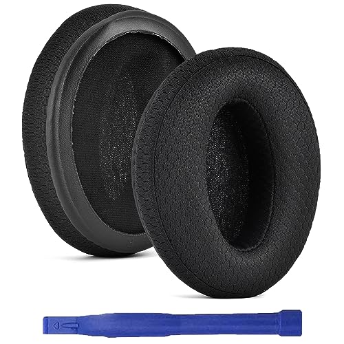 Adhiper Earpads Cushions Replacement for Sennheiser HD450BTHD450BTNCHD440BT Headphones HD450SE HD430 HD440 HD350BT HD400S HD458BT Ear Pads with Mesh Fabric Memory FoamBlack - Image 1