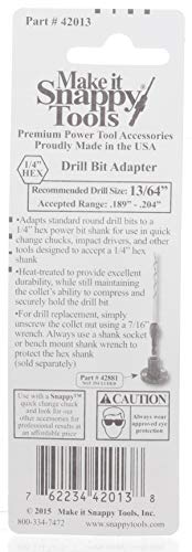 Make it Snappy Tools 13/64 Inch Quick Change Drill Bit Adapter #42013 - Image 3