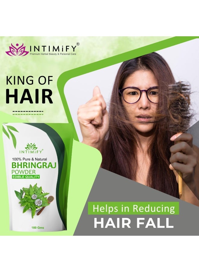 INTIMIFY Bhringraj Powder for Hair  100g*3 - Image 2