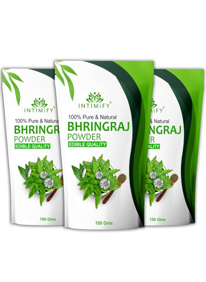 INTIMIFY Bhringraj Powder for Hair  100g*3 - Image 1