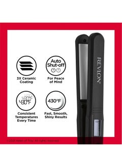 Revlon Perfect Heat Ceramic Digital Flat Iron, 1 inch  - Image 5