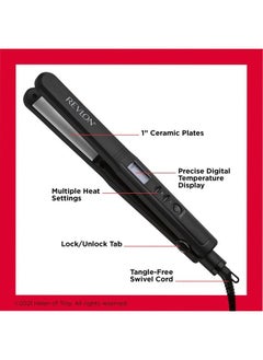 Revlon Perfect Heat Ceramic Digital Flat Iron, 1 inch  - Image 4