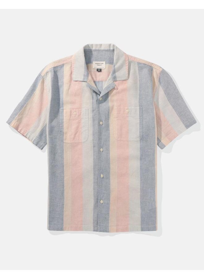 American Eagle - Essential Button-Up Poolside Shirt - Image 1