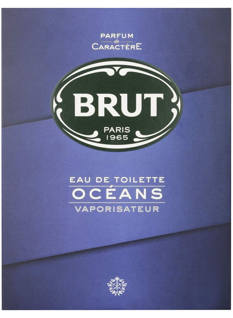 BRUT Oceans Eau De Toilette Spray By Faberge 3.4 oz - Image 1