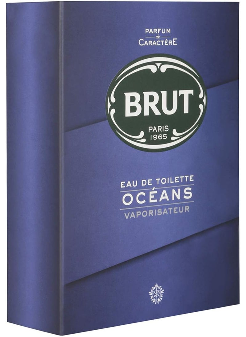 BRUT Oceans Eau De Toilette Spray By Faberge 3.4 oz - Image 2