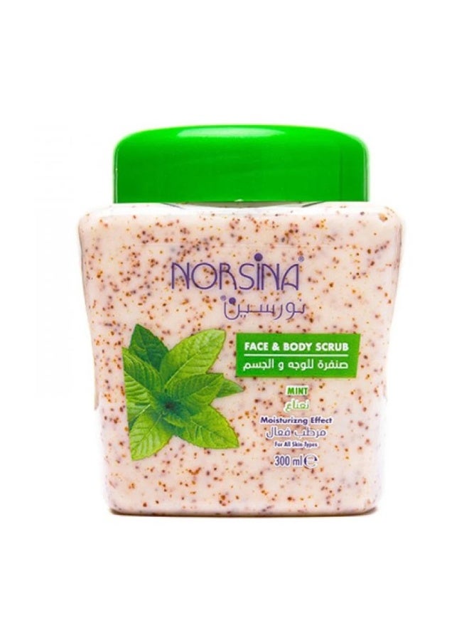نورسينا صنفره الوجة والجسم بالنعناع من نورسينا - 300مل