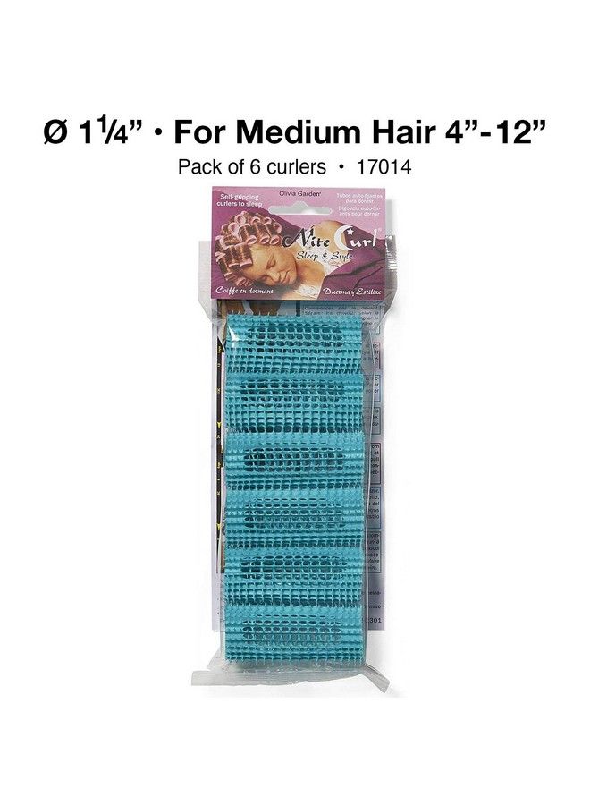 Olivia Garden Nite Curl Selfgripping Curler For Setting While Sleeping (1 1/4" 6 Count) - Image 3
