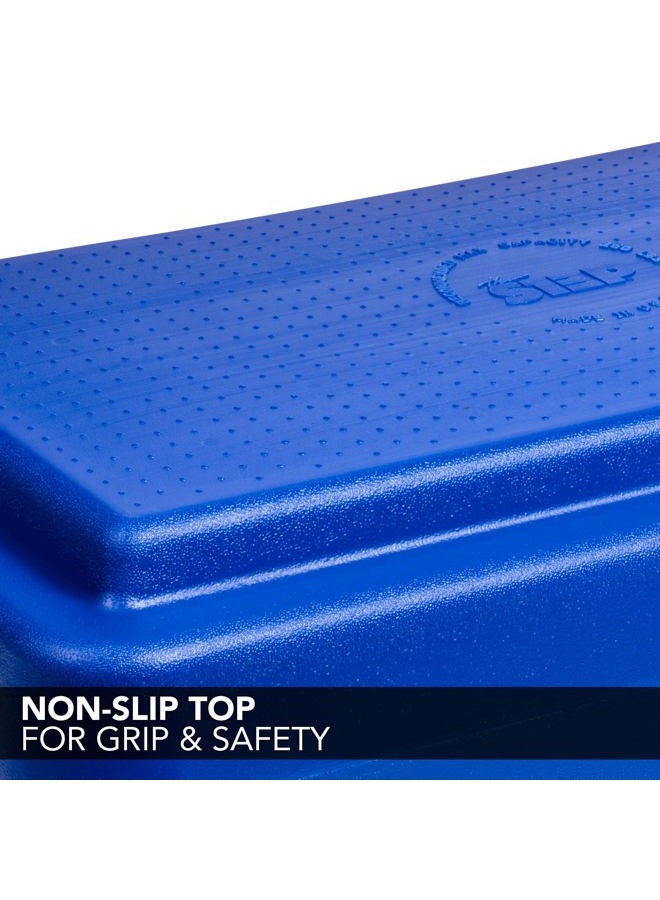 Freestyle STEP The Step Durable Stackable Step - Aerobic step Platform with Non-Slip Surface - Made in USA - Perfect Steppers for Exercise - Workout Equipment for Home,Blue - Image 5
