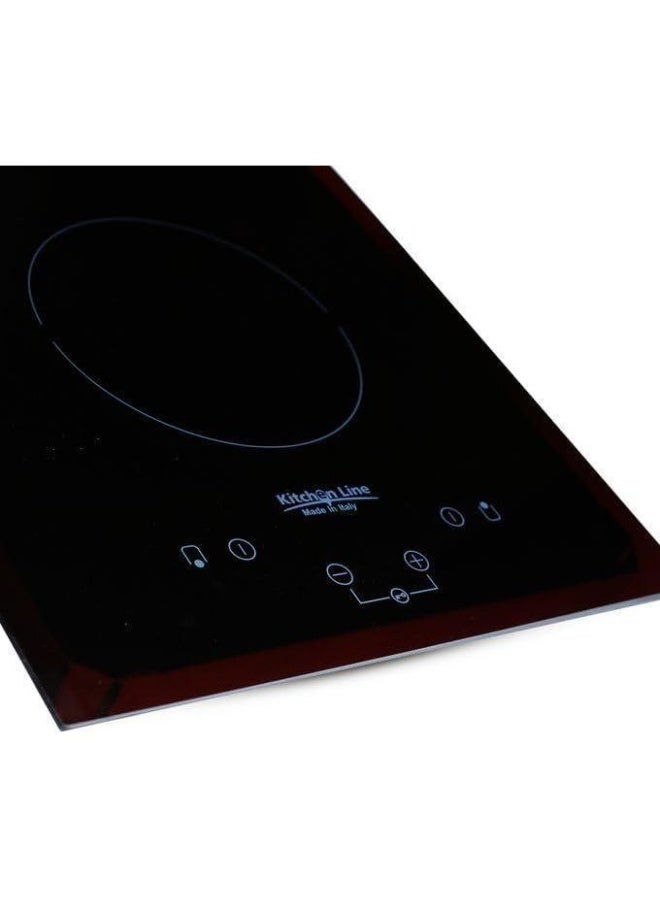 كيتشن لاين موقد كهربائي مدمج من كيتشن لاين ، شعلة 2، 30 سم، أسود ، ZP.VT2004 - Image 2