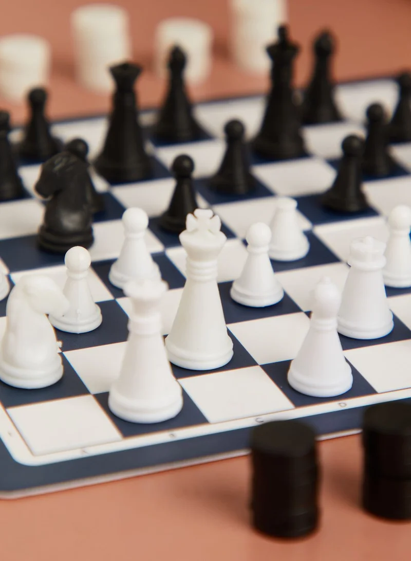 Rex London Travel Chess And Draughts Game