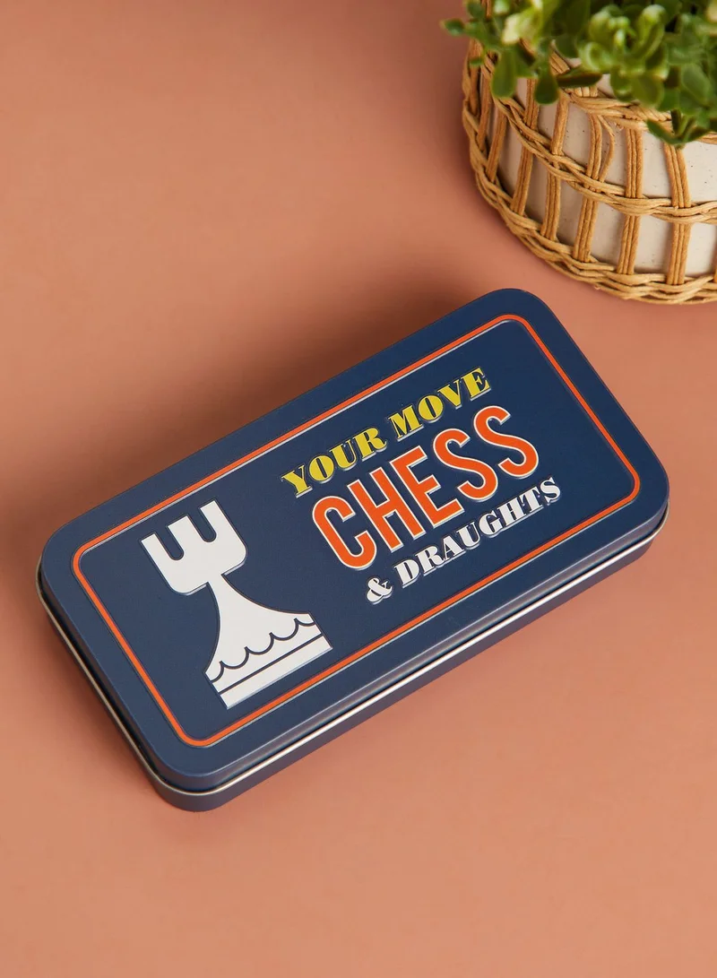 Rex London Travel Chess And Draughts Game