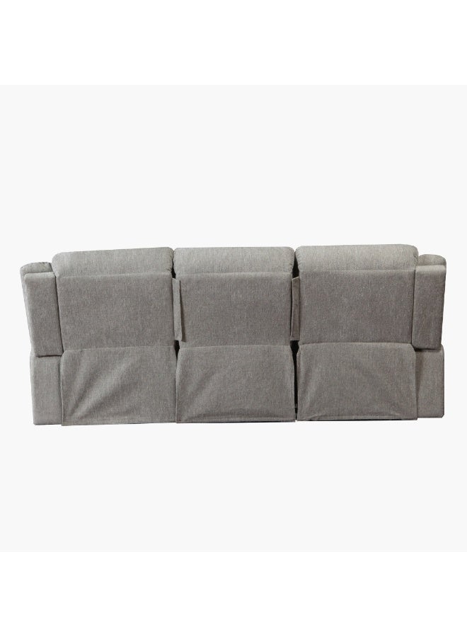 Home Box Jane 3-Seater Fabric Recliner Sofa With Usb 99 X 210 X 94 X Cm  - Image 3