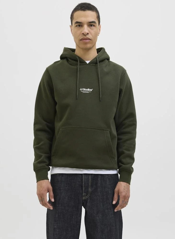JACK & JONES Graphic Pullover Hoodie