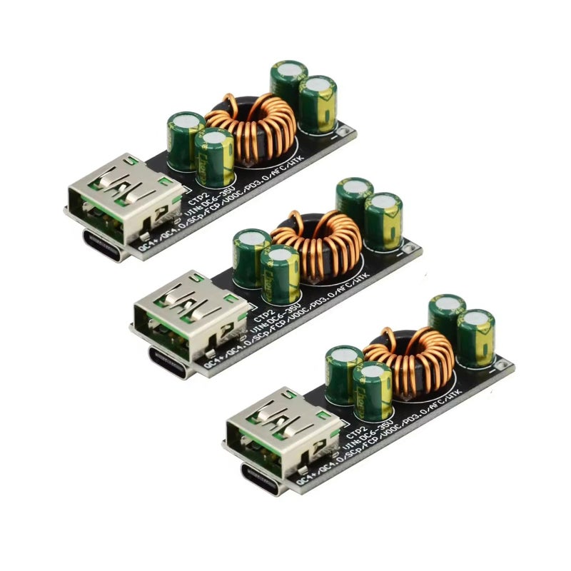 1pc PD3 0 QC4 0 Fast Charging Module 35V Input 4 5A Output Power Supply for Mobile Devices - Image 2