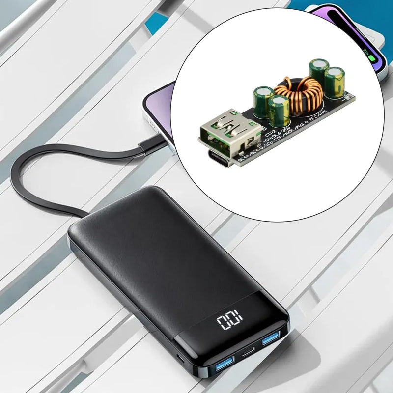 1pc PD3 0 QC4 0 Fast Charging Module 35V Input 4 5A Output Power Supply for Mobile Devices - Image 3