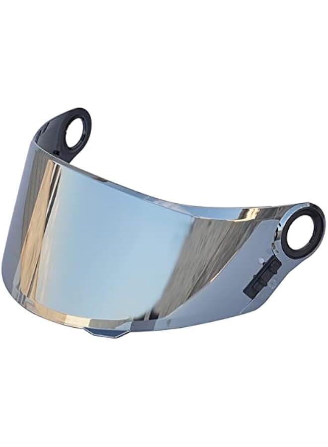 Generic Motorcycle Helmets Lens,Motorcycle Anti-UV Anti-Scratch Wind Shield Helmets Lens Visor Replacement for LS2 FF358 FF396 - Image 1