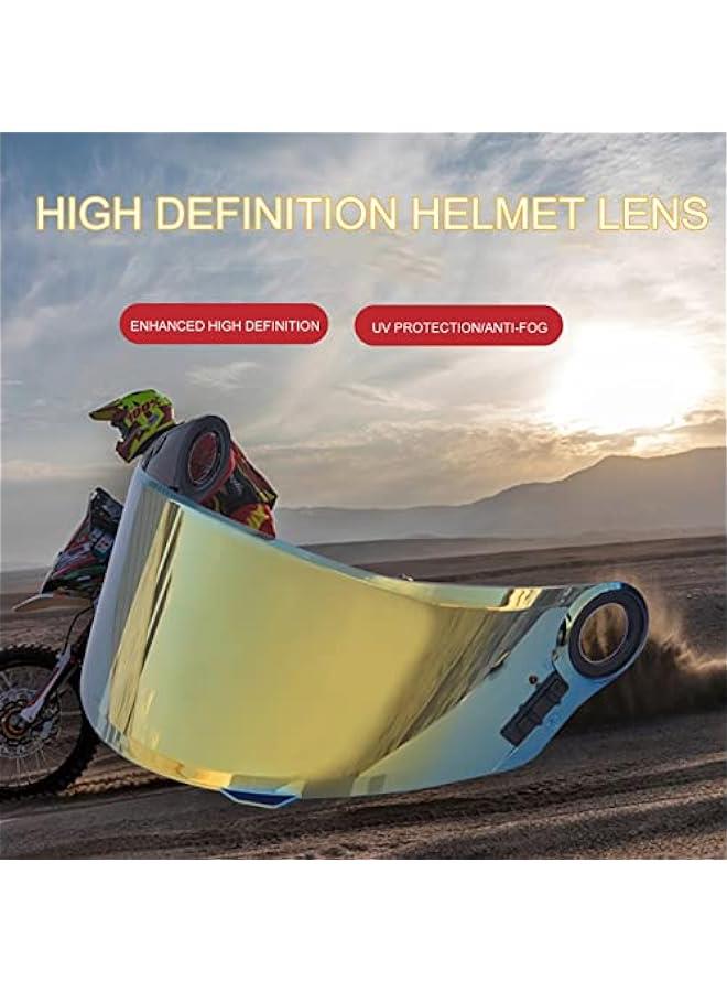 Generic Motorcycle Helmets Lens,Motorcycle Anti-UV Anti-Scratch Wind Shield Helmets Lens Visor Replacement for LS2 FF358 FF396 - Image 2