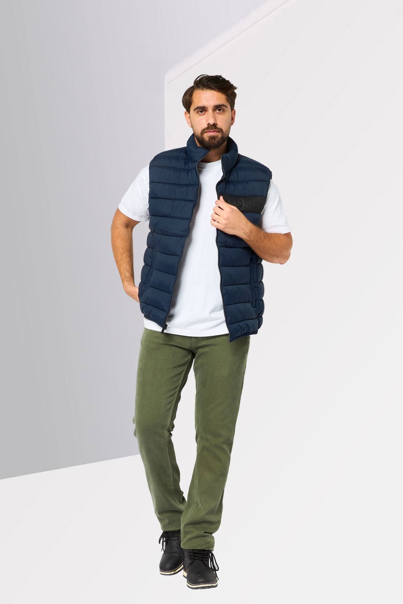 Michael Kors Men Quilted Puffer Vest Jacket, Navy - Image 2