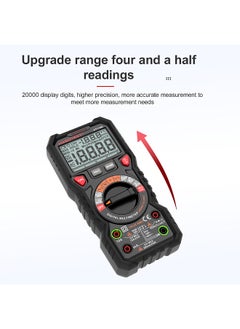 HABOTEST HT118E Digital Multimeter Auto Range Multi-meter 20,000 Counts True RMS Measuring AC/DC Voltage & Current Resistance Capacitance Frequency Temperature Continuity Duty MAX/MIN Mesaurement Live & NCV Test Diode with LCD Backlight Flashlight  - Image 5