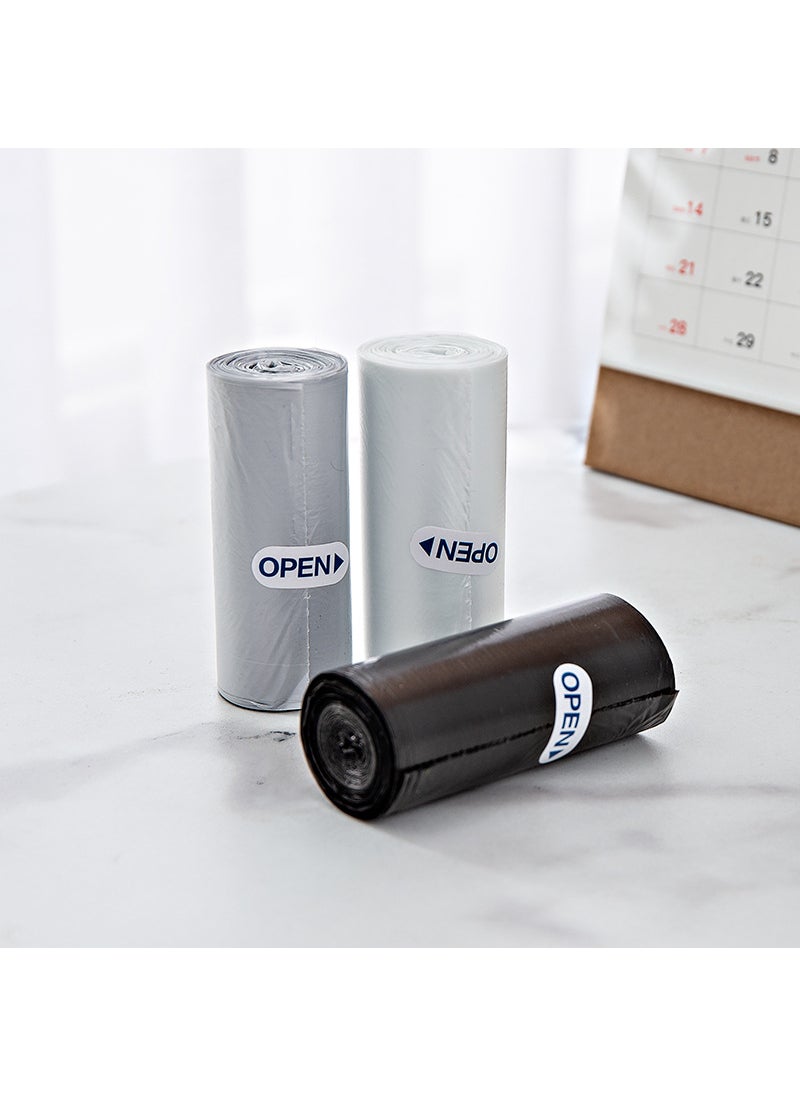 White Mini Desktop Trash Bags, Thickened Small Disposable Mixed color random delivery 