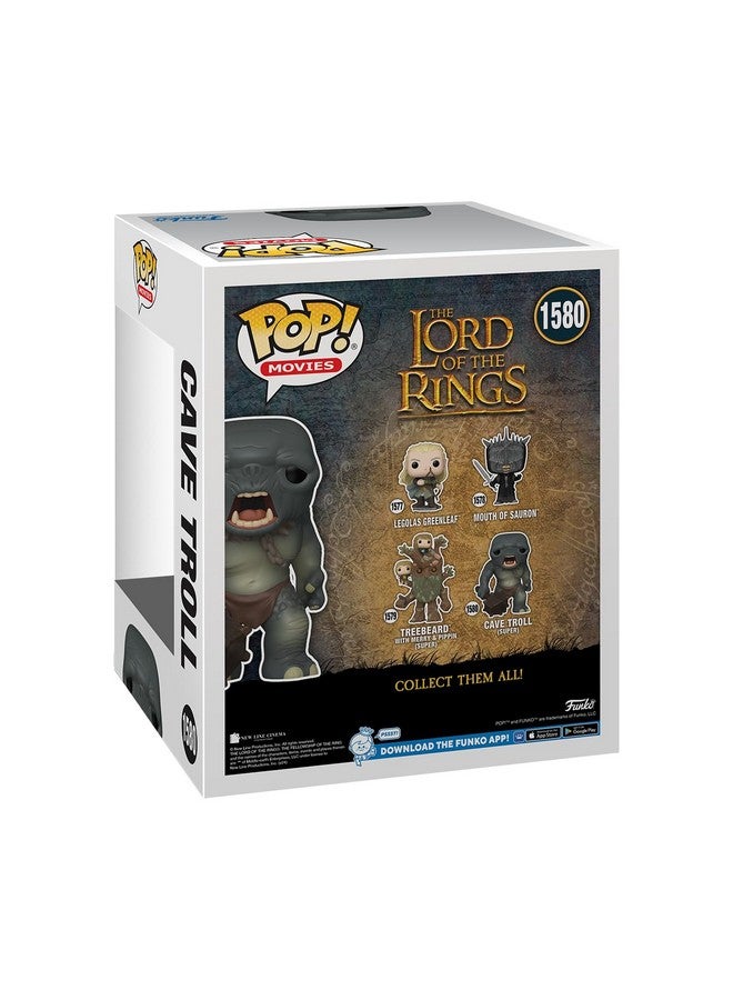 Funko فنكو بوب! سوبر: سيد الخواتم - ترويل الكهف - تمثال فينيل قابل للجمع - فكرة هدية - منتجات رسمية - للأطفال والبالغين - لمحبي الأفلام - تمثال لجمع المعجبين والعرض - Image 3