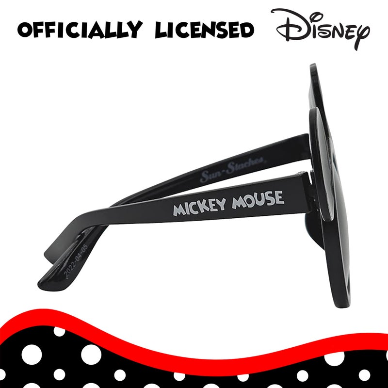 Sun-Staches Mickey Mouse Sunglasses for Kids | Officially Licensed Disney Shades | UV 400 | One Size Fits Most Kids - Image 3