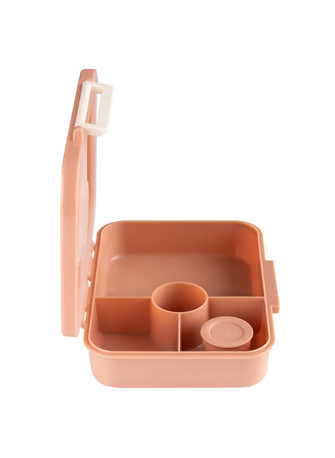 سترون حافظة طعام ترايتان للأطفال 4 أقسام مع علبة صلصة، مانعة للتسرب وخالية من البيسفينول - يونيكورن - وردي فاتح - Image 5